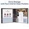 Avery 3 One Touch EZD Rings 2 in. Capacity 11 in. x 8.5 in. Heavy-Duty Non-View Binder with DuraHinge - Maroon